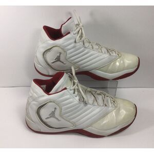 Air Jordan B-2rue Basketball Shoes Mens Size‎ 14 white red Sneakers 312523-104